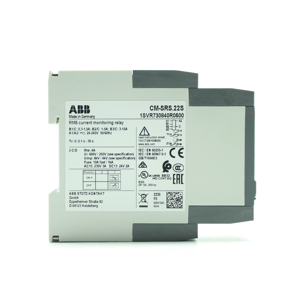 cm-srs-22s-abb-1svr730840r0500-abb-single-phase-monitoring-relay-cm-range-abb-rms-current-monitoring-relay