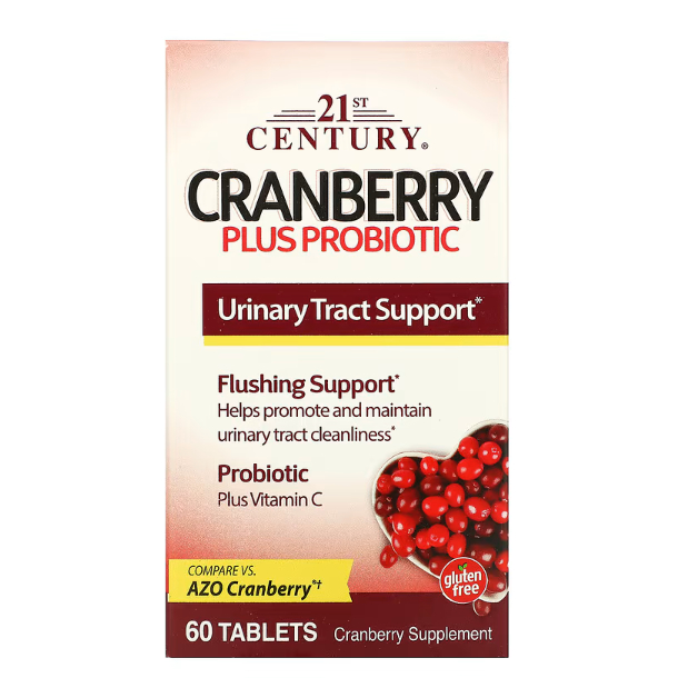 ล๊อตใหม่-cranberry-plus-probiotic-แคนเบอรี่-60-tablets-ช่วยกระชับผิว-บำรุงผิวให้อ่อนวัย-ฟื้นฟูคอลลาเจน-21-century