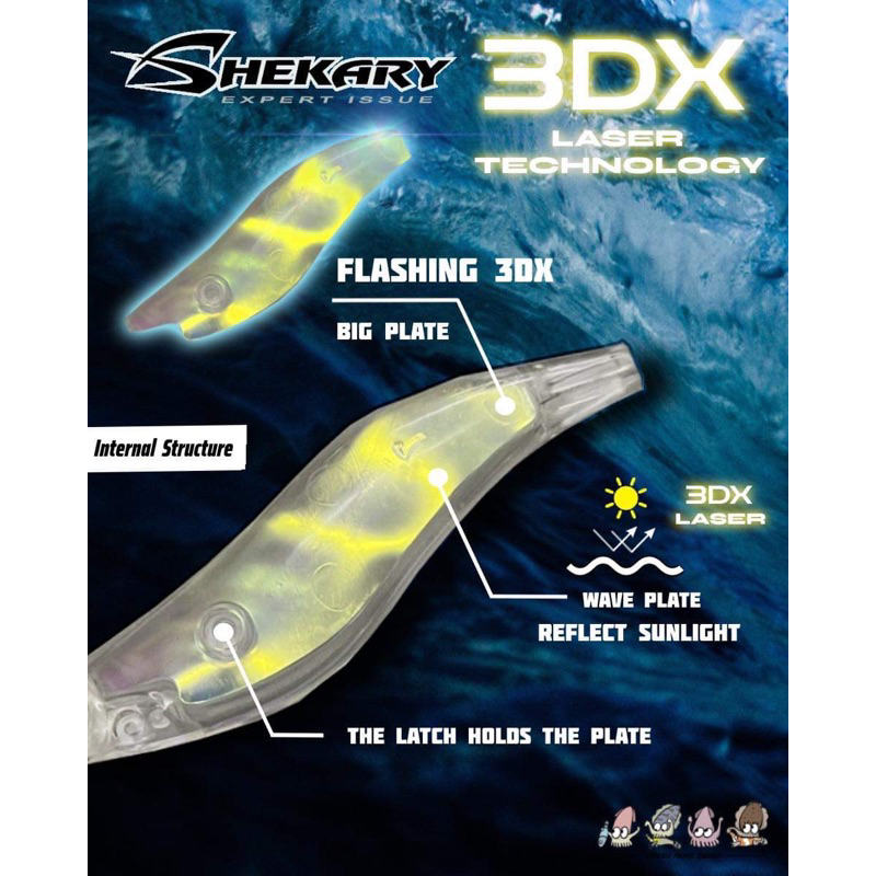 โยกุ้งตกหมึก-shekary-3dx-laser-รุ่นใหม่