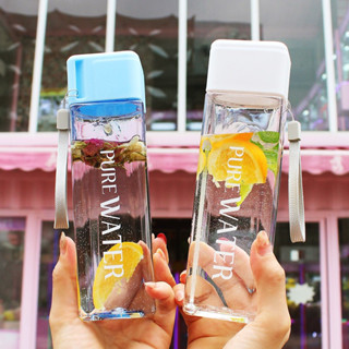 *ใหม่* ขวดน้ำทรงสี่เหลี่ยม My bottle กระบอกใส่น้ำสี่เหลี่ยม ขวดน้ำทรงสี่เหลี่ยม ขวดน้ำ500ml. DBB260