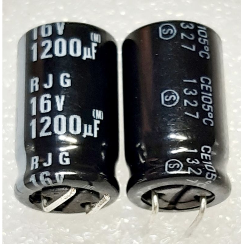 Elna RJG 1200uf 16v (ตัดขา) Capacitor ตัวเก็บประจุ คาปาซิเตอร์ | Shopee ...