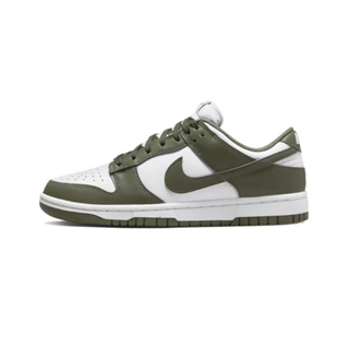 Nike Dunk Low "Medium Olive" ของแท้ 100% แลกเปลี่ยนอย่างรวดเร็ว