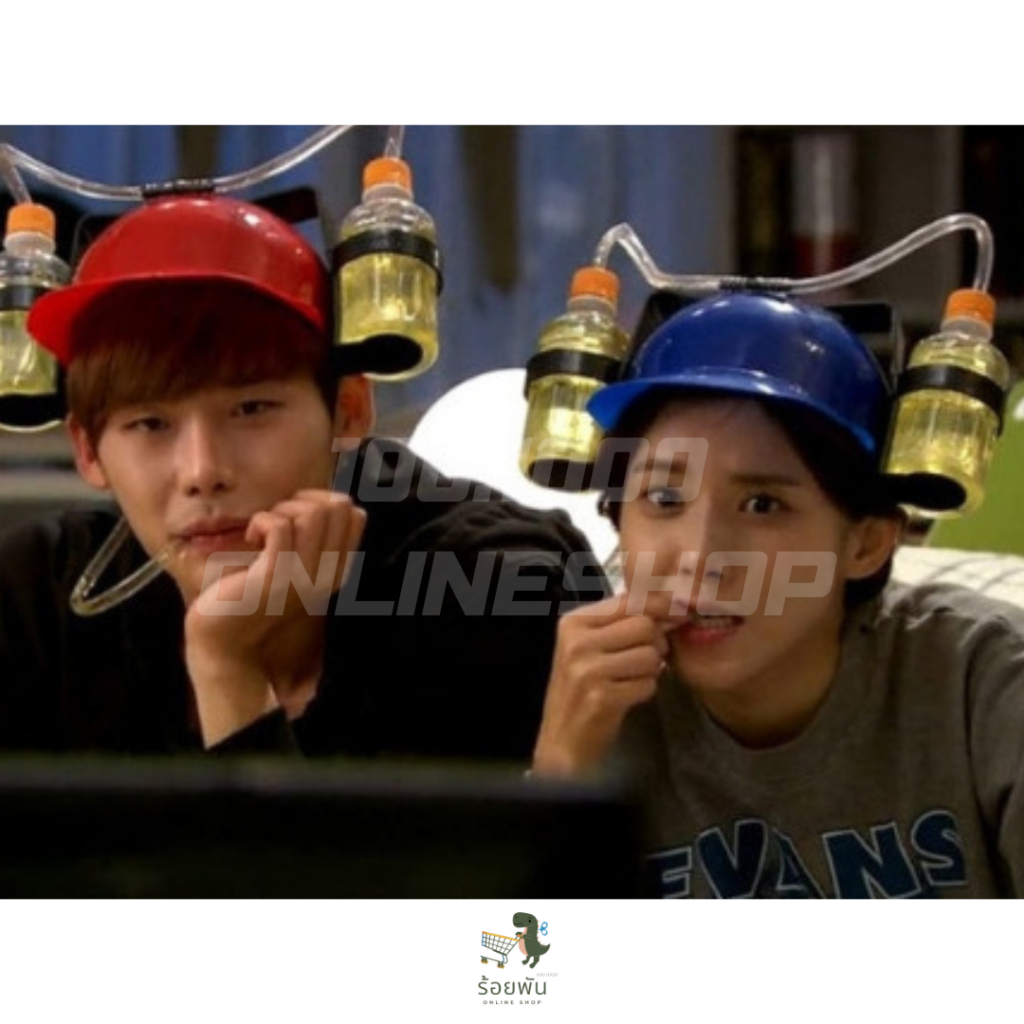 พร้อมส่ง-หมวกกระป๋องเบียร์-หมวกปาร์ตี้-drink-hat