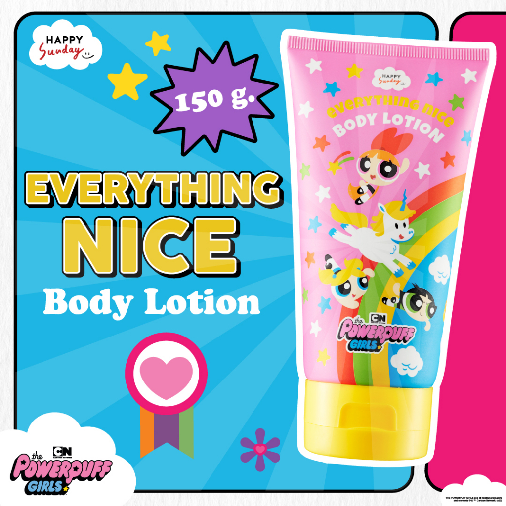 EVERYTHING NICE Body Lotion | โลชั่นลาย THE POWERPUFF GIRLS [EXP 03/ ...
