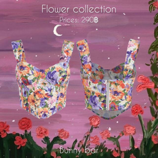 Flower collection สายเดี่ยวใส่ไปทะเล  ทะเล เสื้อสาวอวบ 💐