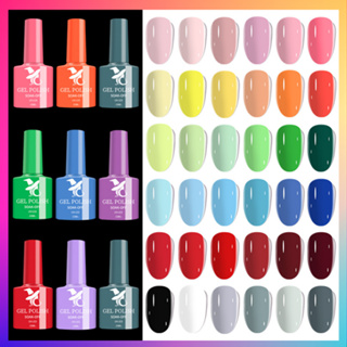 สีเจล สีทาเล็บ GEL POLISH สีขวดน่ารัก สดใส ตามเฉดสีเลย 10 ml.