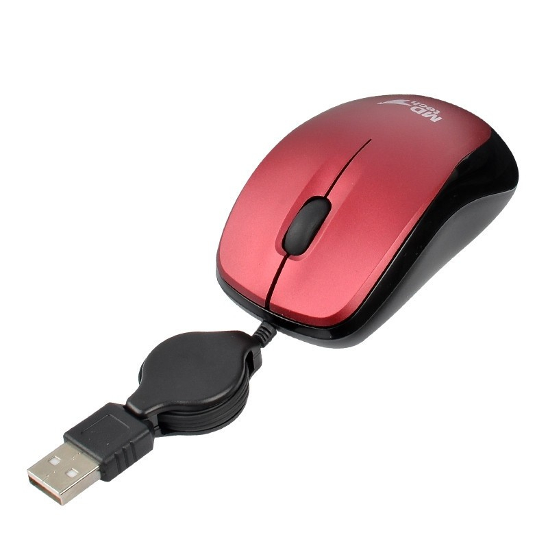 เม้าท์แบบเก็บสายได้-usb-mouse-optical-lx-19-สีแดง-md-tech-ออกใบกำกับได้