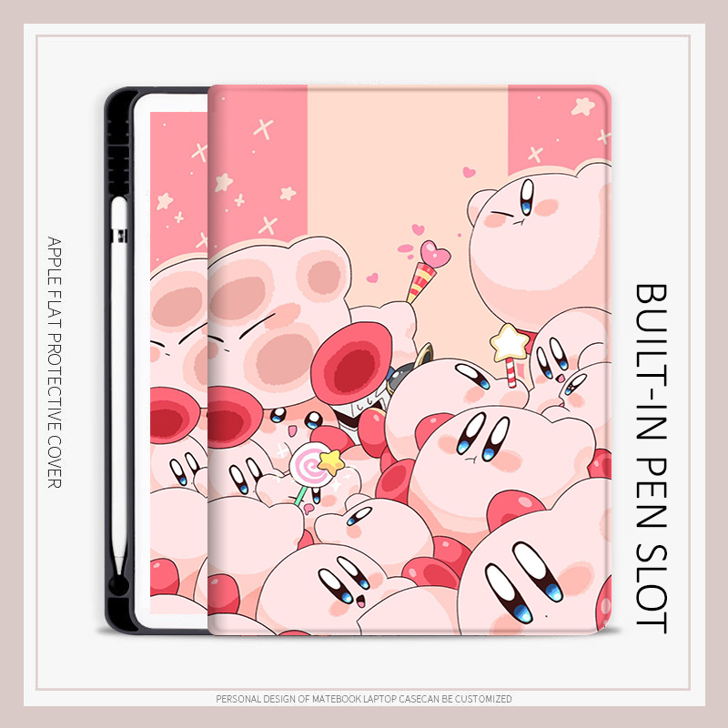 เคสไอแพด-air-4-5-mini-4-5-6-kirby-เคสไอแพด-10-2-gen-7-8-9-gen10-ipad-case-pen-slot-เคส-ipad-2022-pro11-gen6-gen5-air1-2