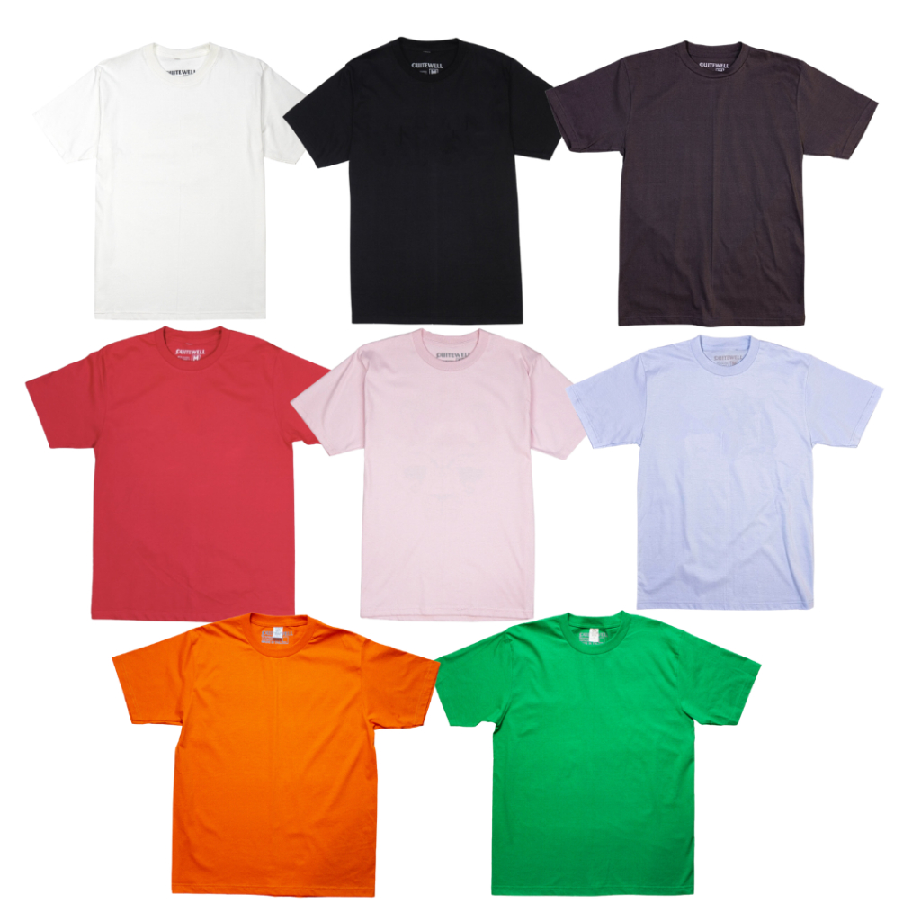 ภาพหน้าปกสินค้าQUITEWELL เสื้อเปล่า มี 6 สี ดำ ขาว ชมพู แดง เทาดิน ฟ้า จากร้าน quitewell บน Shopee