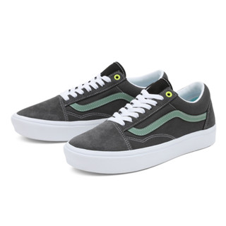 Vans รองเท้าผ้าใบ Old Skool ComfyCush Multi Block | Dark Gray/Black ( VN0A5DYCBFC )