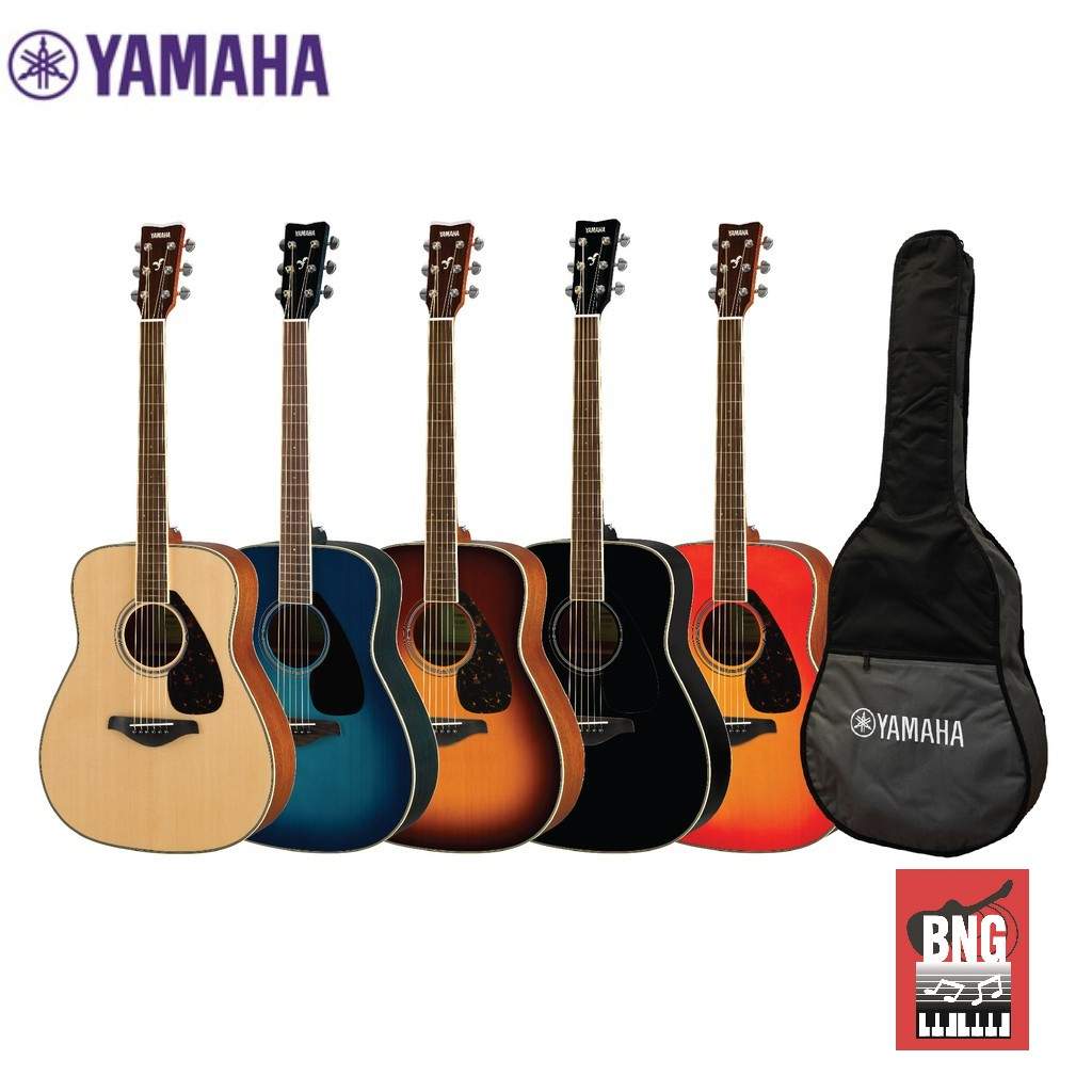 yamaha-กีตาร์โปร่ง-fg820-ยามาฮ่า-acoustic-guitar-free-yamaha-gigbag