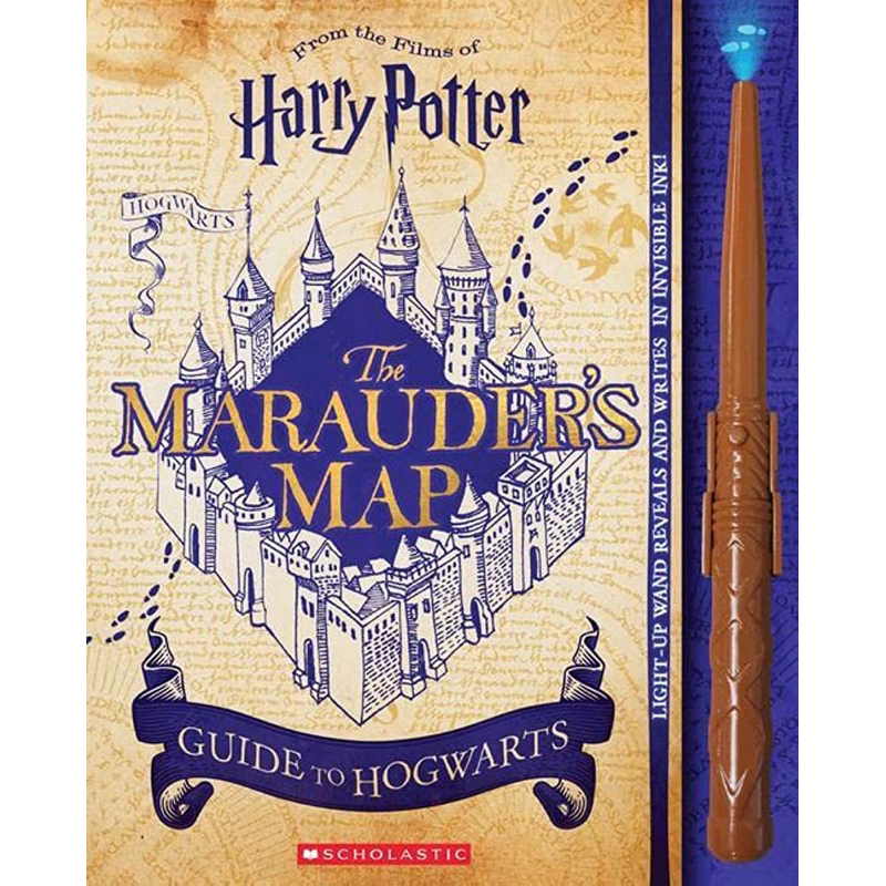 หนังสือ-marauders-map-guide-to-hogwarts-harry-potter-แฮร์รี่-พอตเตอร์-fantastic-beasts-แผนที่ตัวกวน-english-book