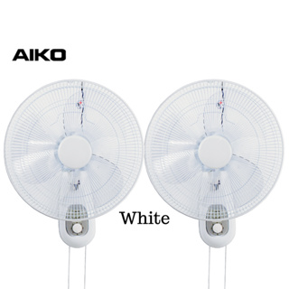 AIKO SM-1635 (สีขาว) จำนวน 2 ตัว  พัดลมติดผนัง 16 นิ้ว  ***รับประกันมอเตอร์ 2ปี