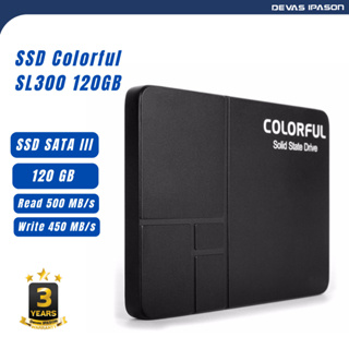 COLORFUL SSD SL300 ขนาด 120GB (500/450 MB/s) รับประกัน 3 ปี โดย Devas IPASON