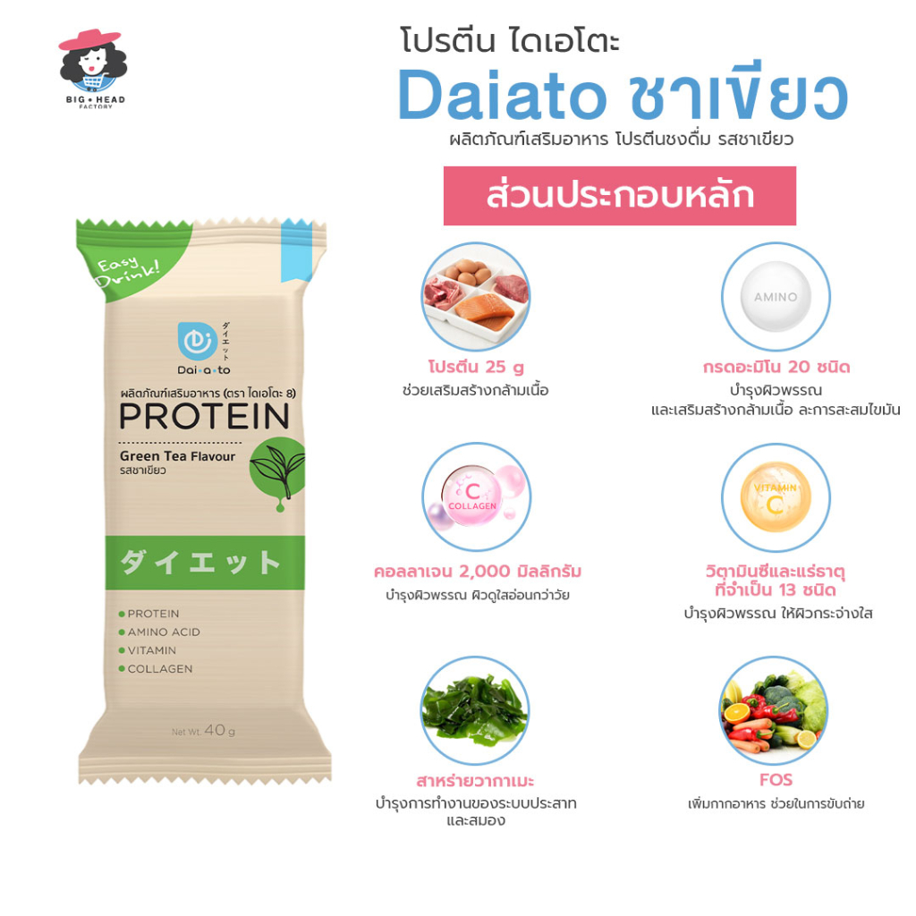 daiato-ไดเอโตะ-รสชาเขียว-โปรตีนเช็ก-เวย์โปรตีน-คุมหิว-ลดน้ำหนัก-ควบคุมอาหาร-สร้างกล้ามเนื้อ-ควบคุมน้ำหนัก-บำรุงผิว