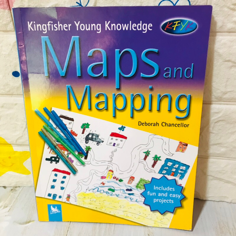 Kingfisher young knowledge Maps and Mapping หนังสือความรู้ปกอ่อนมือสอง 