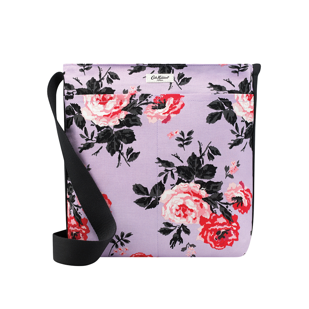 Cath Kidston Zipped Messenger Bag 30 Years Rose Lilac Shopee Thailand