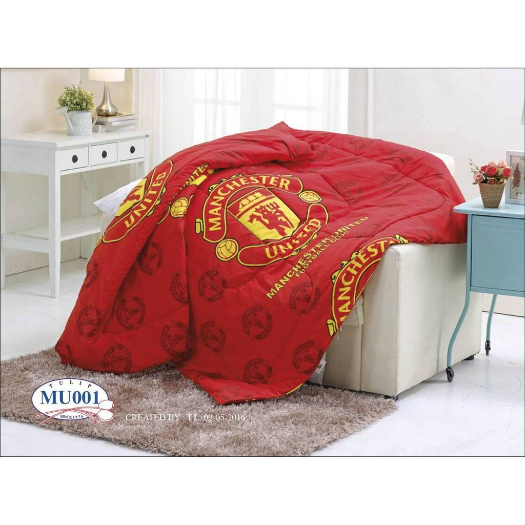 tulip-man-utd-mu001-ผ้าห่มนวมแยกขาย-เอนกประสงค์-60x80-นิ้ว-ยี่ห้อทิวลิป-tulip-man-utd-9099