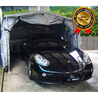 โรงจอดรถสำเร็จรูป  CARSBRELLA  รุ่น EASY สำหรับรถยนต์ที่มีขนาดเล็ก ป้องกันสิ่งสกปรก ฝุ่นละออง