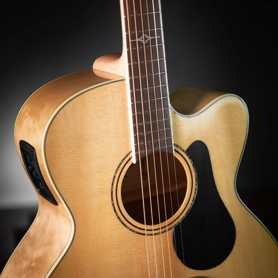 กีต้าร์โปร่ง-alvarez-aj80ce-solid-sitka-spruce-maple-กีตาร์-acoustic-guitar-กีตาร์โปร่ง