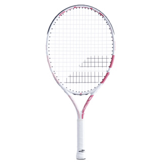 Babolat ไม้เทนนิสเด็ก Drive Junior 23 Girl Tennis Racket Grip 0000 | White/Pink ( 140427 )