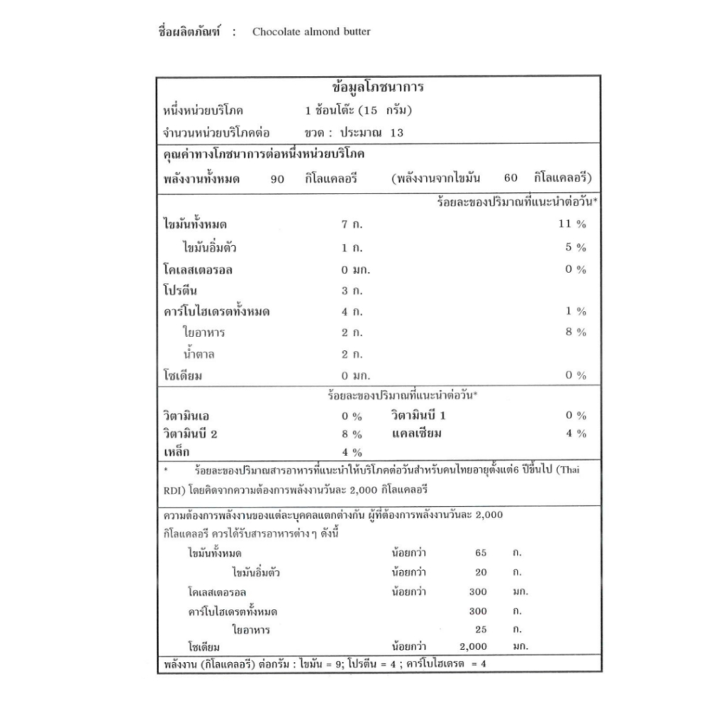 เนยถั่ว-เนยถั่วอัลมอนด์-คลีน-รสช็อคโกเเลต-เนื้อครั้นชี่-crunchy-chocolate-almond-butter
