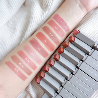 MYCA THE LURE LIPSTICK ไมก้า ลิปสติก เป็นลิปเนื้อกึ่งแมท มี 6 สี