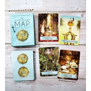 The Enchanted Map Oracle Cards ไพ่ออราเคิลแท้ ไพ่ออราเคิลลดราคา ไพ่ยิปซี ไพ่ทาโร่ต์ ไพ่ออราเคิล Tarot Oracle Cards