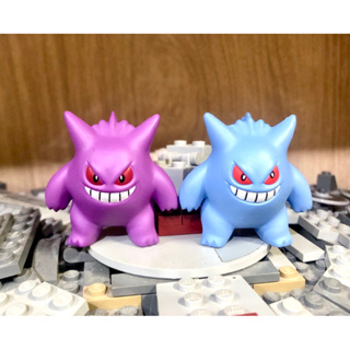 Pokemon Shiny Gengar &amp; Gengar Figure Tomy Moncolle Set RARE Authentic