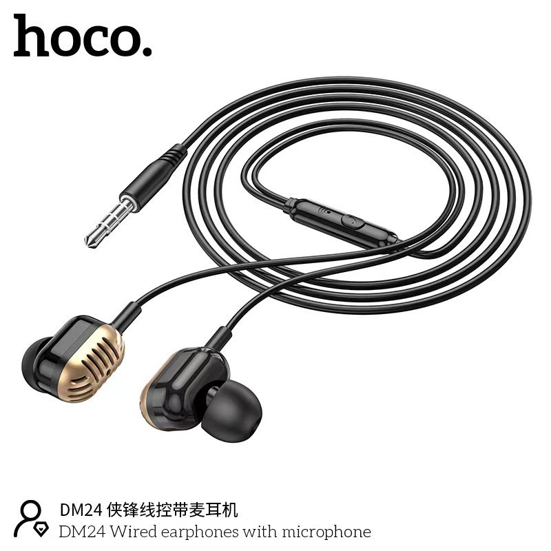 hoco-รุ่น-dm24-wired-earphone-หูฟังอินเอีนร์-คุยโทรศัพท์ได้-แจ็ค-3-5มม-เสียงดี-คุยโทรศัพท์ได้-แท้-100466