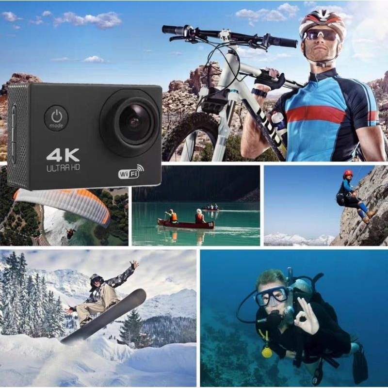 ภาพสินค้ากล้อง 4K Sports Ultra HD DV 30M สินค้าสุด HOT จากร้าน timetoo123456 บน Shopee ภาพที่ 5