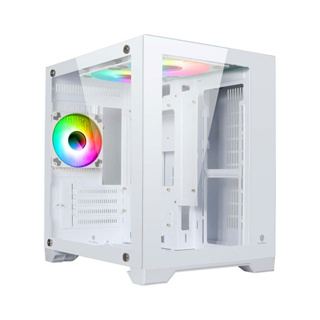 TSUNAMI mATX CASE (NP) TSUNAMI MINI VISION 1264*3 WW GAMING (WHITE)