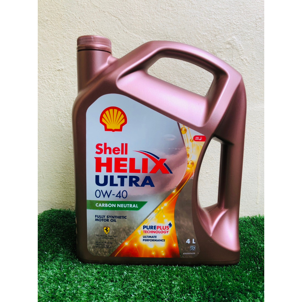 น้ำมันเครื่อง shell helix ultra 0w40 สำหรับเครื่องยนต์เบนซิน เกรดพรีเมี ...