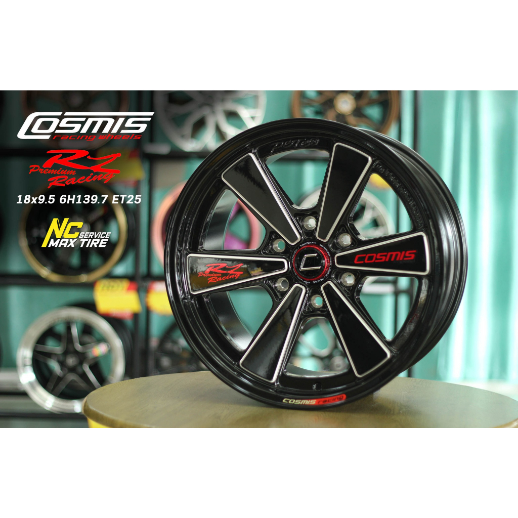 ล้อแม็กขอบ18/Cosmis RZ Premium สีดำเงา/สำหรับกระบะตัวสูง และ PPV ...