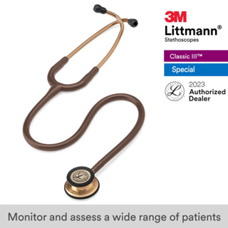 3M Littmann Classic III 27 inch, #5809 (Chocolate Tube, Copper-Finish Chestpiece Stainless Stem & Eartubes)