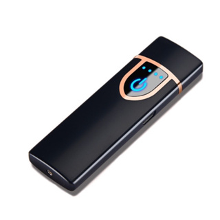 [สีดำ] ไฟแช็คไฟฟ้า Lighter ชาร์จสะดวกผ่าน USB