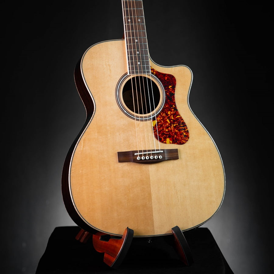 กีต้าร์โปร่ง-guild-om-250ce-reserve-natural-sitka-spruce-rosewood-กีตาร์-acoustic-guitar-กีตาร์โปร่ง