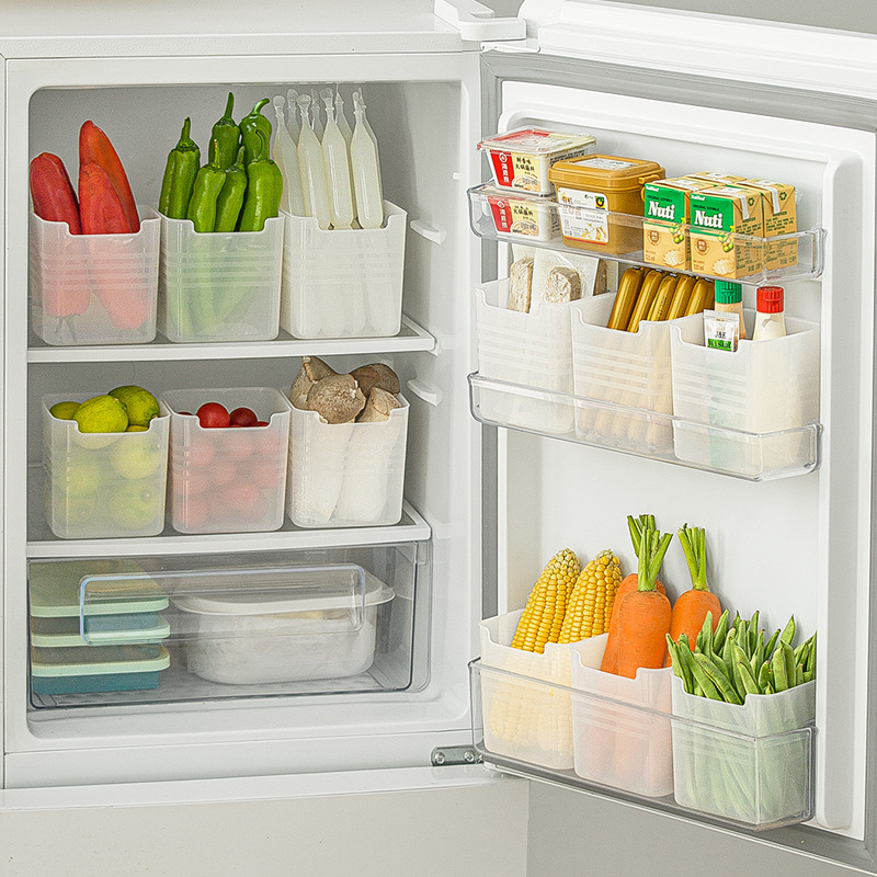 กล่องเก็บของข้างประตูตู้เย็น-กล่องเก็บของข้างประตูตู้เย็น-ช่องแช่แข็งในบ้าน-ช่องแช่แข็งขยายประเภทอาหาร-crisper-กล่องเก็บ