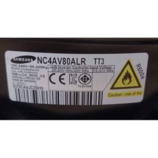 คอมเพรสเซอร์ ตู้เย็นซัมซูง NC4AV80ALR/C01 แทน NC4AV80ALR/TT3