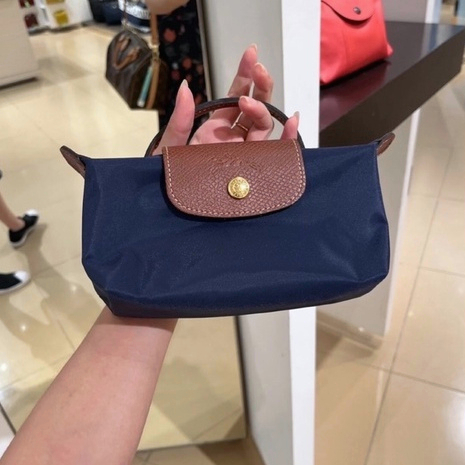 longchamp-pouch-with-handle-le-pliage-mini-กระเป๋าถือ-handbag-กระเป๋าใส่เหรียญ-แบรนด์เนม