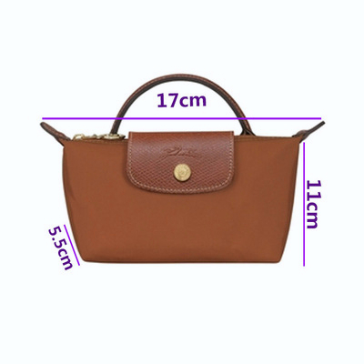 longchamp-pouch-with-handle-le-pliage-mini-กระเป๋าถือ-handbag-กระเป๋าใส่เหรียญ-แบรนด์เนม