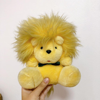 🛒 ตุ๊กตาสิงโตวินเทจ งานขนเก่า สะสม Lion plush doll