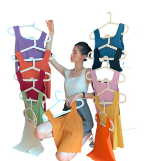 โปรโมชั่น : CICISHOPพร้อมส่งK248เสื้อกล้ามไหมพรมสีพื้นคอสามเหลี่ยมทรงเป๊ะ สีสดเด่นสุดๆ