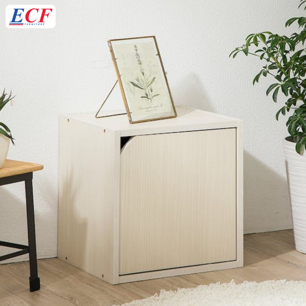 ซื้อ-1-แถม-1-ecf-furniture-ชั้นวางของ-1-ประตู-ชั้นวางหนังสือ-ตู้เก็บของเก็บของ-รุ่น-s17-s18