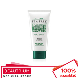 TEA TREE Oil Control Facial Foam ผลิตภัณฑ์ทำความสะอาดผิวหน้า 140g