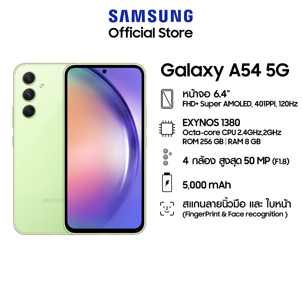 Samsung Galaxy A54 5G SM-A5460 Dual Sim 128GB Black (6GB, 44% OFF
