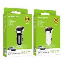 Borofone Car Charger 2USB ที่ชาร์จในรถ มีหน้าจอแสดงผล รุ่นZ15