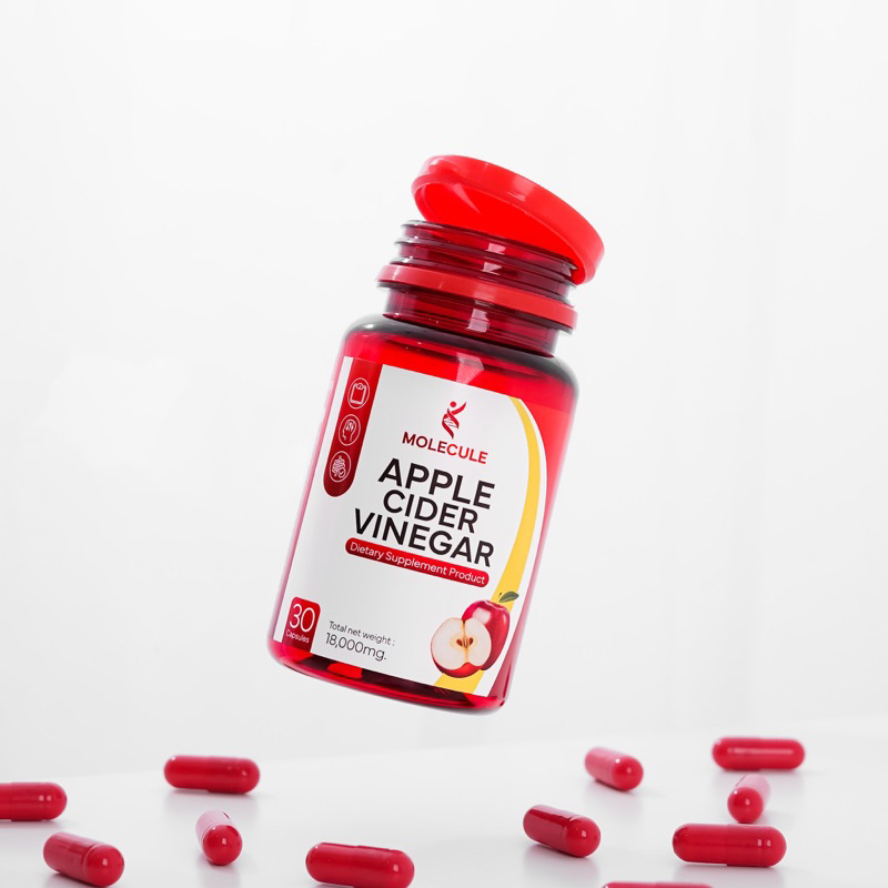 ภาพสินค้าMolecule Apple Cider Vinegar 30 แคปซูล โมเลกุล แอปเปิ้ลไซเดอร์วีเนก้าร์ ควบคุมน้ำหนัก ดูแลระบบย่อยอาหาร จากร้าน molecule.office บน Shopee ภาพที่ 1