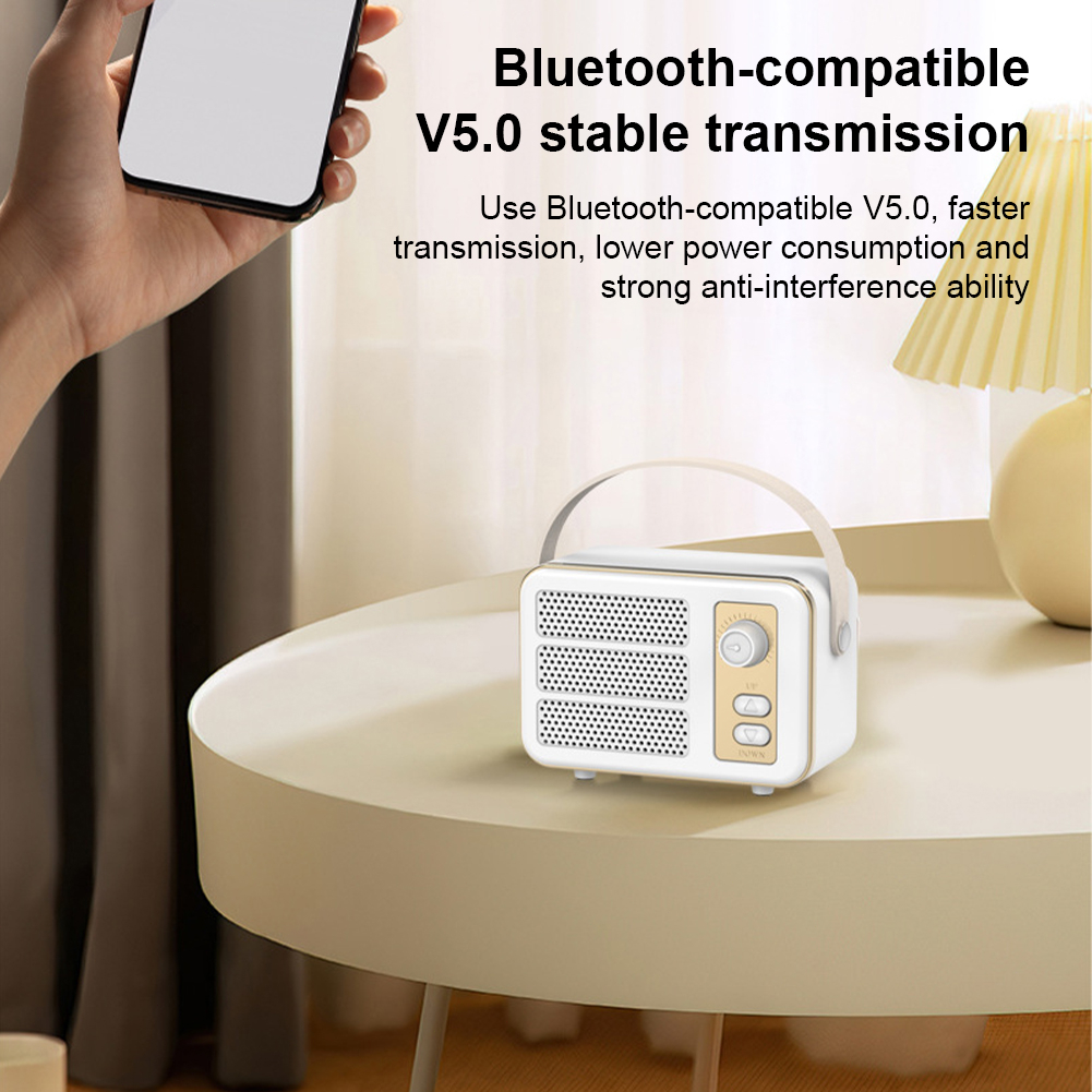 โต๊ะ-รีโมท-ไร้สาย-bluetooth-ลำโพงแบบบ้าน-เล็ก-พกพาสะดวก-ชาร์จ-ติดตั้งการ์ด-ทำการประกาศเสียงขนาดเล็ก