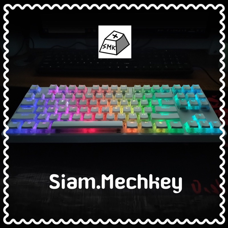 ภาพสินค้าพร้อมส่งที่ไทย Keycap Thai ไฟทะลุ ไฟลอด คีย์แคปไทย 108 คีย์ 4 สี OEM Profile วัสดุ PBT พิมพ์แบบเลเซอร์ จากร้าน siam.mechkey บน Shopee ภาพที่ 2